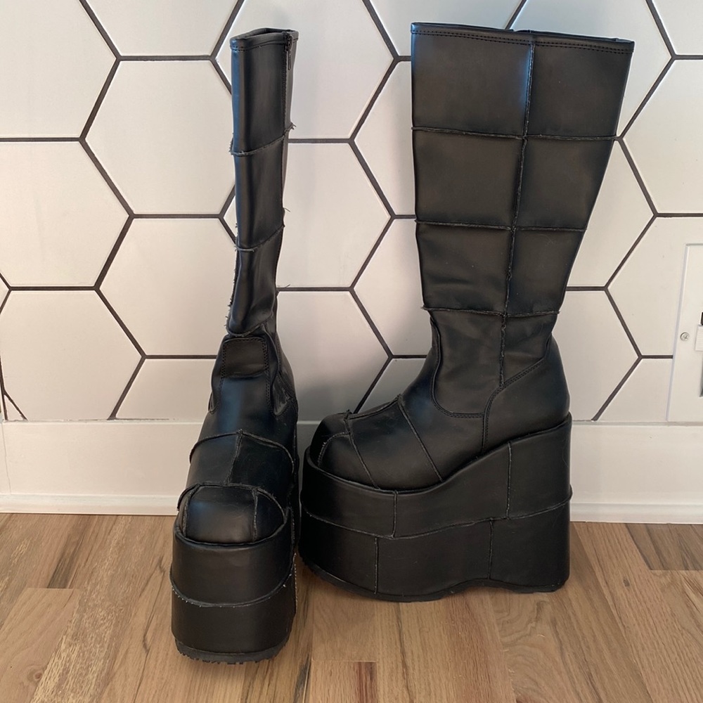 Black Platform Boots